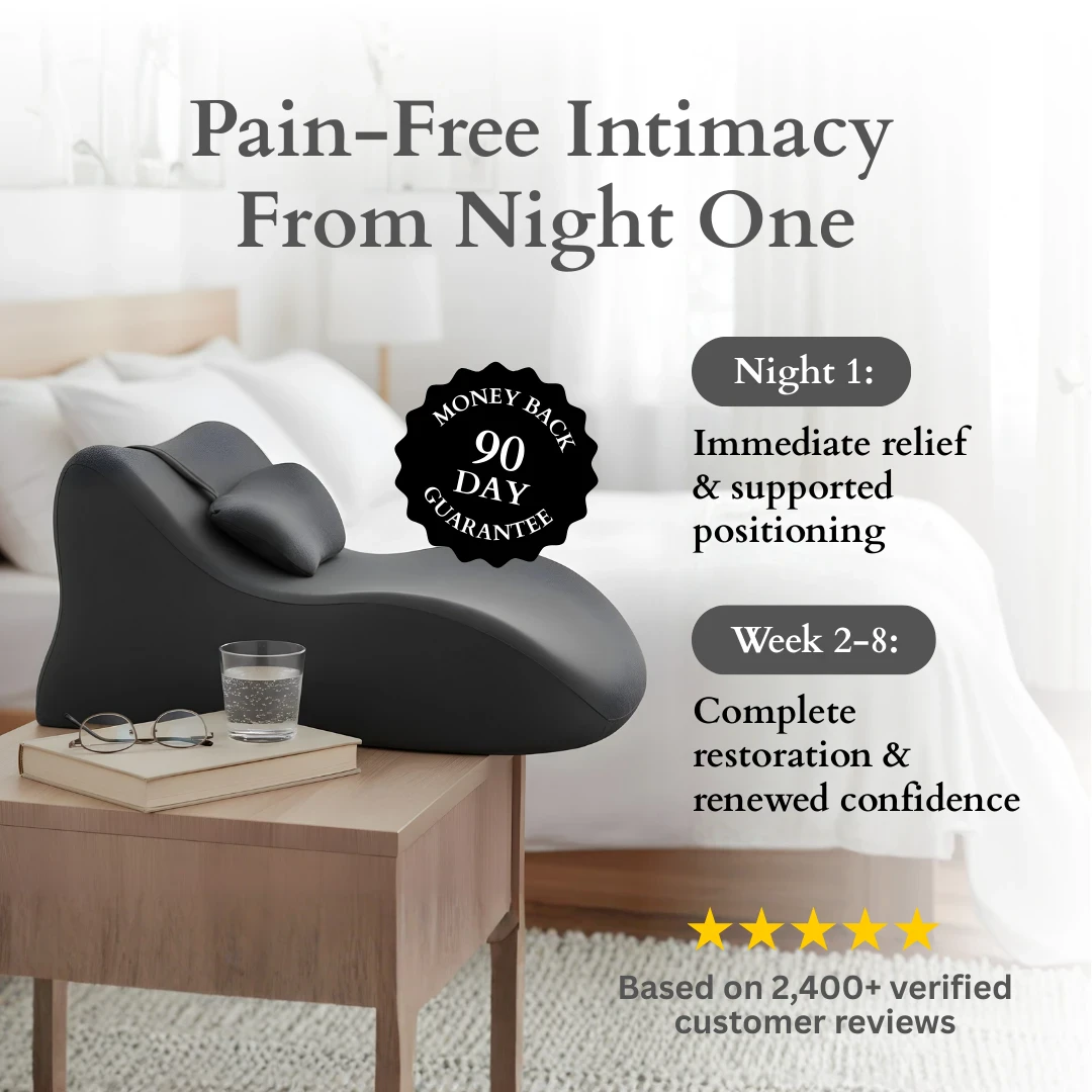Bedroom scene with pillow